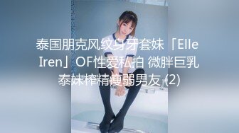 泰国朋克风纹身牙套妹「Elle Iren」OF性爱私拍 微胖巨乳泰妹榨精瘦弱男友 (2)