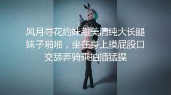 风月寻花约妹甜美清纯大长腿妹子啪啪，坐在身上摸屁股口交舔弄骑乘抽插猛操