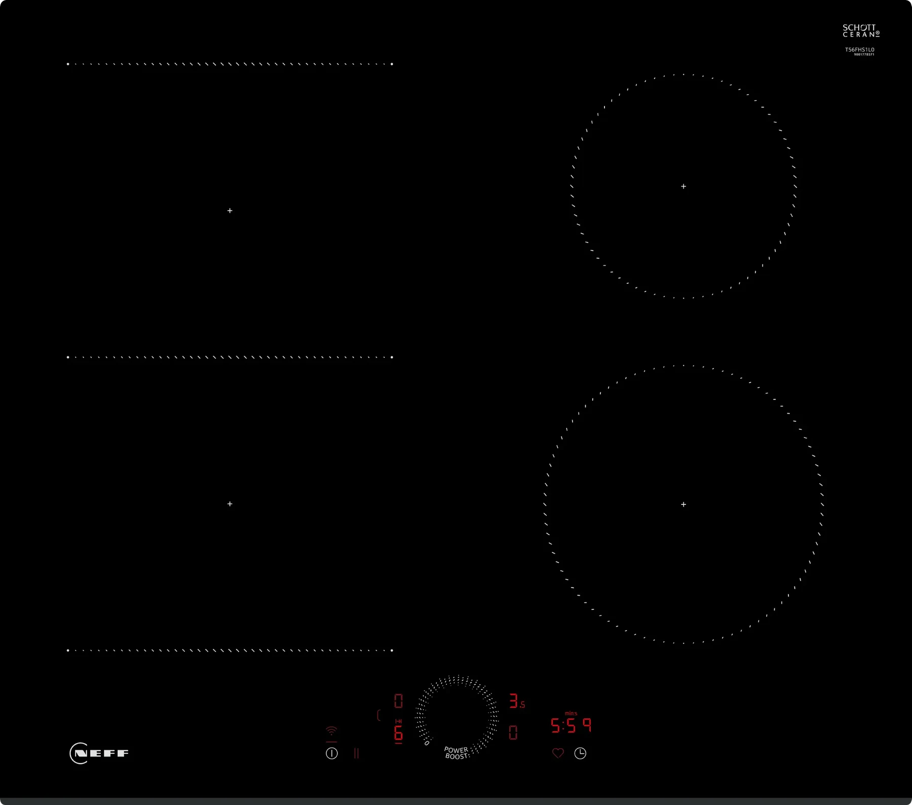NEFF T56FHS1L0 Induction hob
