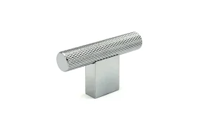 handle-portobello-polished-chrome-knurled-t-bar-knob Portobello Polished Chrome Knurled T-Bar Knob
