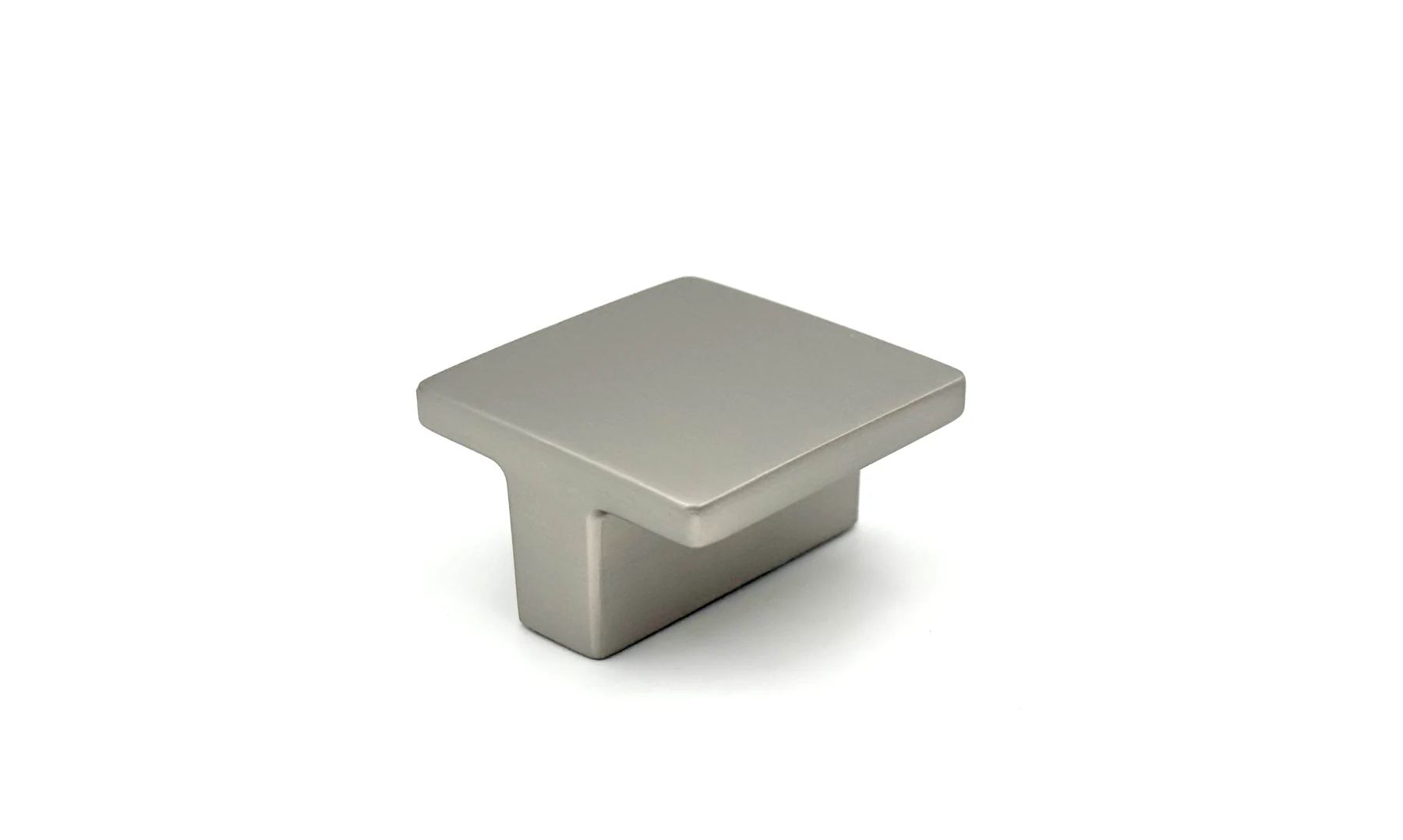 Windsor Brushed Nickel Flat Square Knob