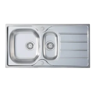 sink-lynx-1-5-bowl-stainless-steel-kitchen-sink Lynx 1.5 Bowl Stainless Steel Kitchen Sink