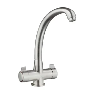 Eos Brushed Steel Tap
